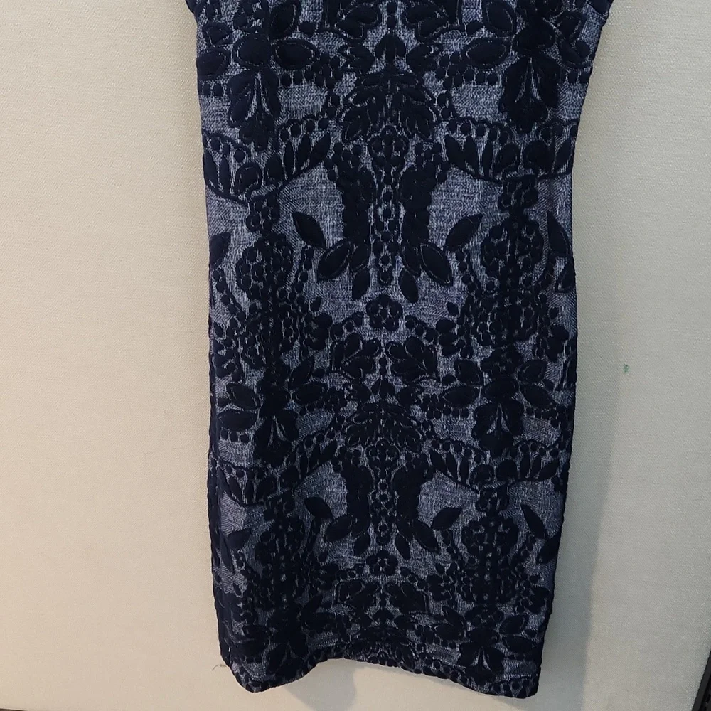Maeve Ryder Jacquard Turtleneck Dress Size 4 - Picture 5 of 16